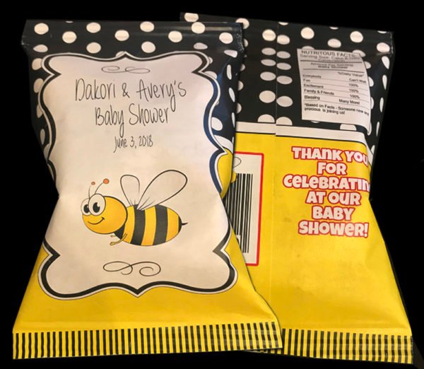 The Brat Shack Bumble Bee chip bags