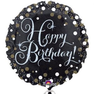 Sparking Happy Birthday Balloon