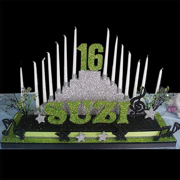 The Brat Shack music candelabra