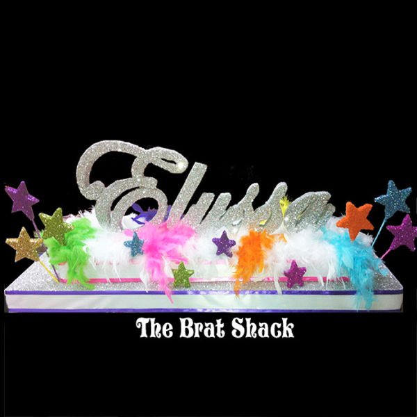 the brat shack neon theme party