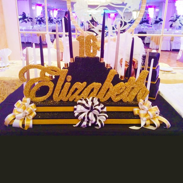 The brat shack sweet 16 candelabra