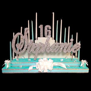 the brat shack Tiffany theme candelabra