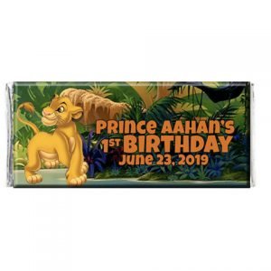 The brat shack lion king chocolate bar wrapper