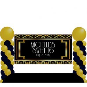 Gatsby Art Deco Banner the brat shack