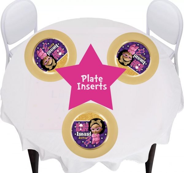 boss baby plate insert