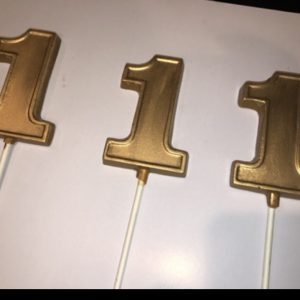 Number One Chocolate Lollipop