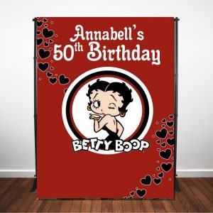 Betty Boop Backdrop