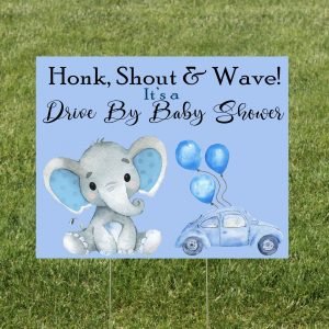 Elephant Yard Sign
