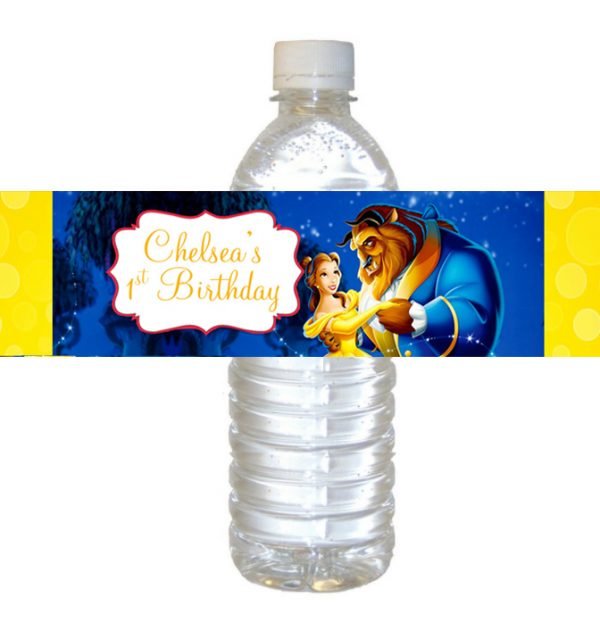 Beauty and The Beast water label The Brat Shack