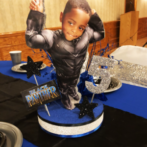 Black Panther Centerpiece by the brat Shack