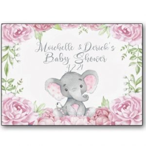 Elephant personalized label The Brat Shack