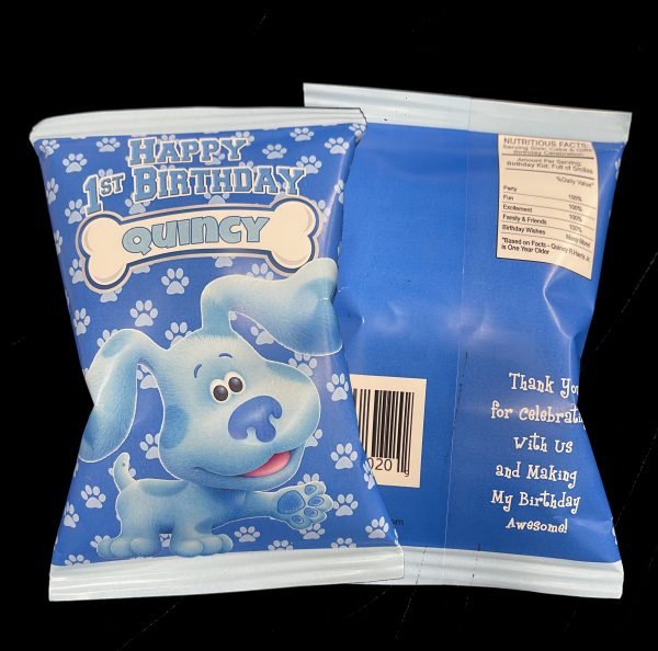 Blue's Clues PARTY FAVOR CHIP BAGS the brat shack
