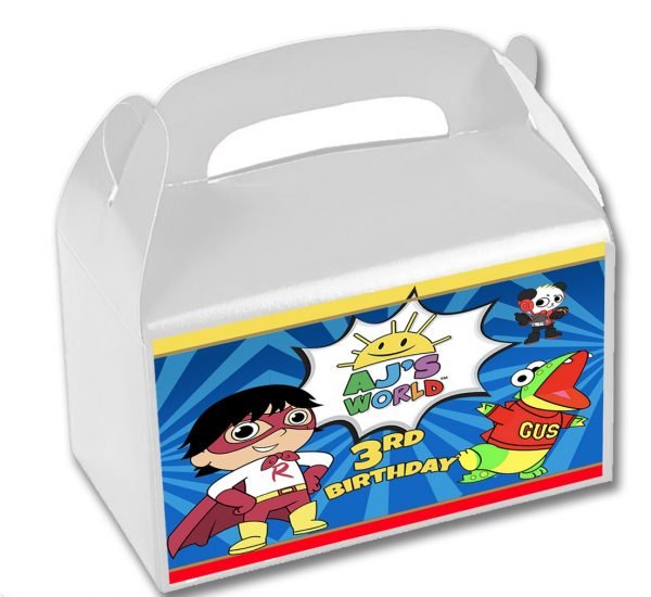 Ryan's World theme Treat Box the brat shack