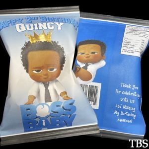 Boss Baby Chip Bag favors The Brat Shack