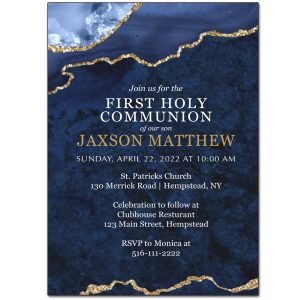 Blue agate invites