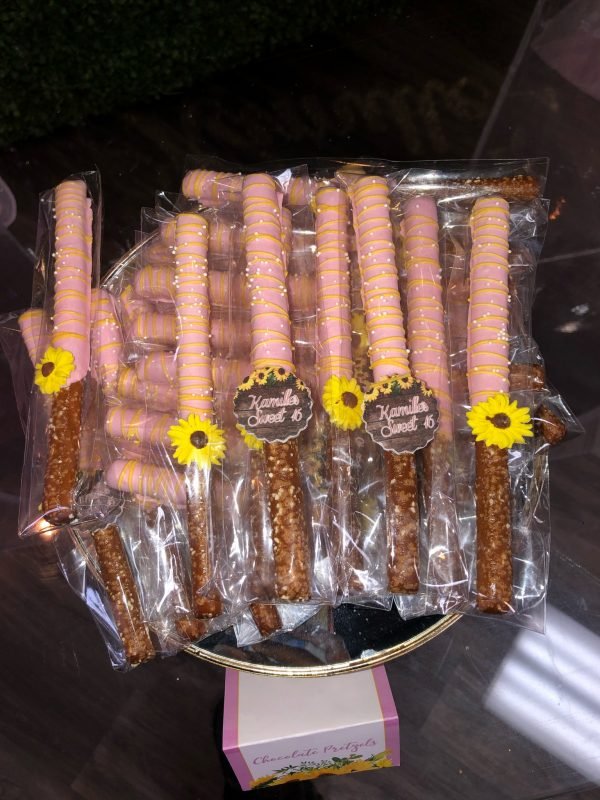 The Brat Shack sunflower pretzels