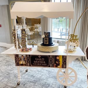 the brat shack candy cart