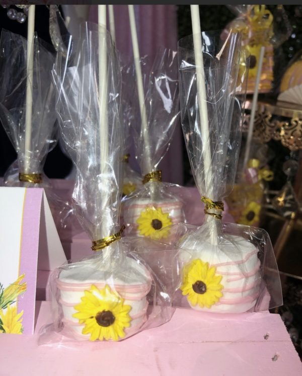 The Brat Shack sunflower theme marshmallows
