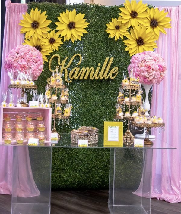 Sunflower Dessert Table Package The Brat Shack