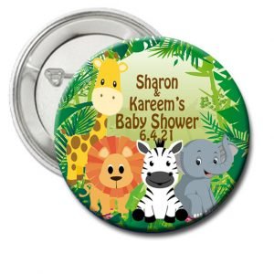 Safari Animals Theme Family Button The Brat Shack