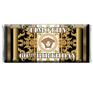 Versace theme Chocolate Wrapper The Brat Shack