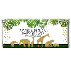 Elegant Safari Animal Chocolate Wrapper The Brat Shack