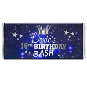 Blue Galaxy Chocolate Wrapper The Brat Shack
