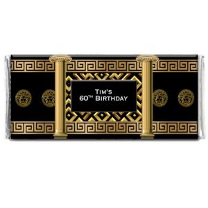 Versace Personalized Chocolate Wrapper The Brat Shack