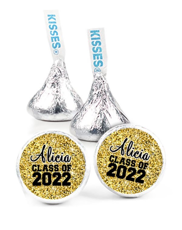 Gold Glittter Graduation Kisses The Brat Shack
