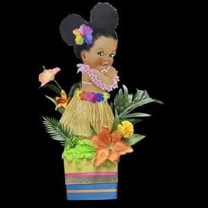 the brat shack luau centerpiece