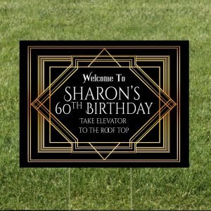 Gatsby Yard Sign the brat shack