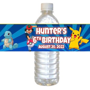 the brat shack Pokémon water label