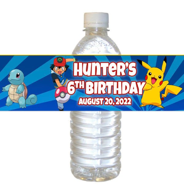 the brat shack Pokémon water label