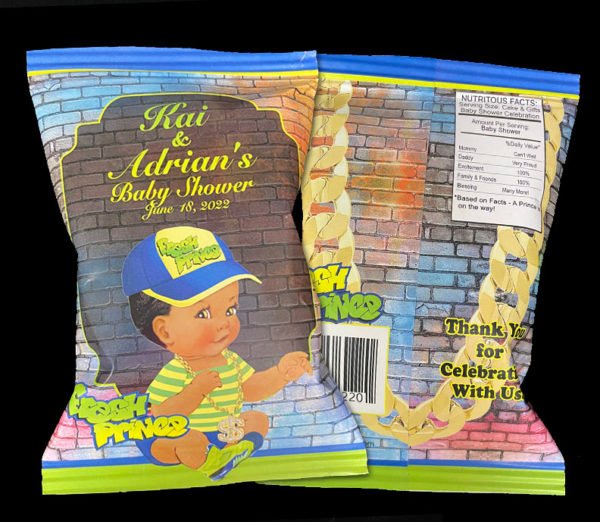 the brat shack party favor chip bag Fresh prince