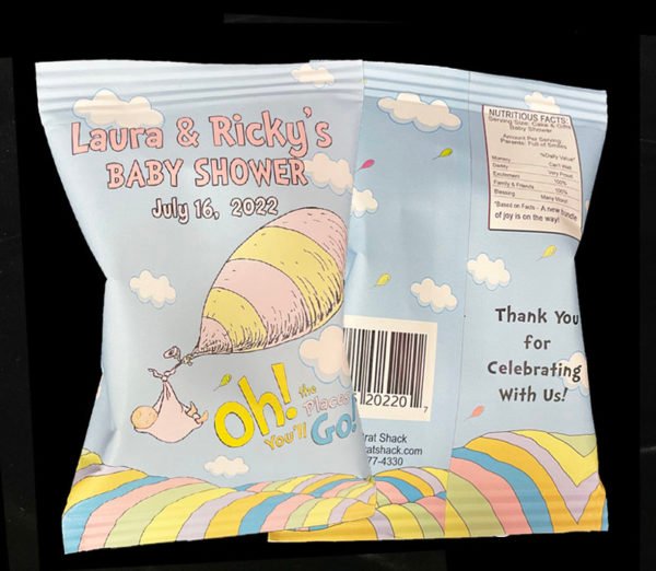 the brat shack party favor chip bag Oh the places you’ll go
