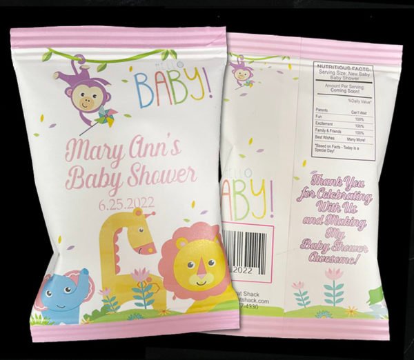 the brat shack party favor chip bag