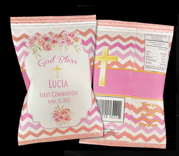 the brat shack party favor chip bag Communion