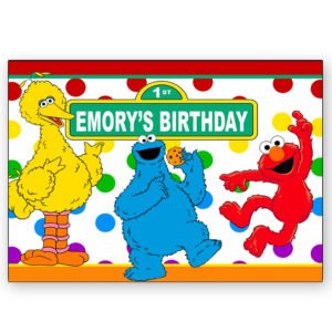 the brat shack Sesame Street label