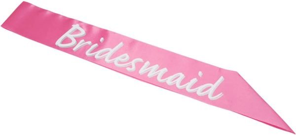 the brat shack bridesmaid sash