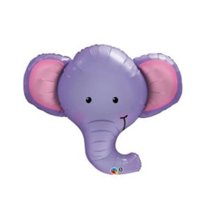 the brat shack elephant head mylar balloon