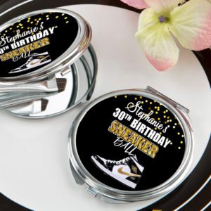 Sneaker Ball theme Mirror Compact Favor The Brat Shack