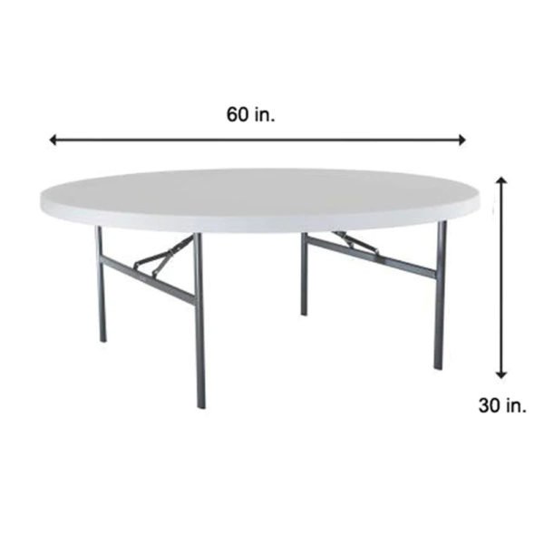 the brat shack 5 feet round table