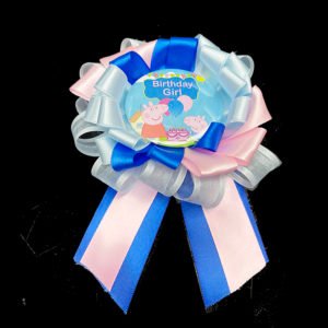 Peppa Pig Birthday Corsage the brat shack
