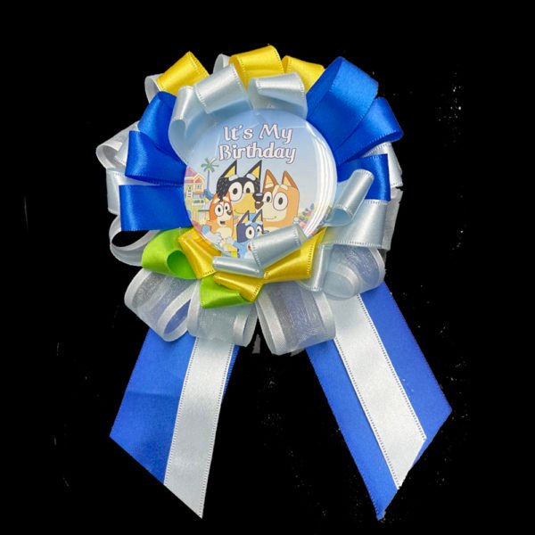 Bluey theme Birthday Corsage The Brat Shack