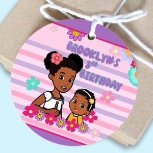 Gracie's Corner Theme Favor Gift Tags The Brat Shack