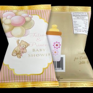 Teddy Bear theme PARTY FAVOR CHIP BAGS the brat shack