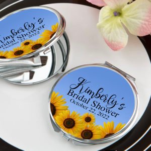 Sunflower Mirror Compact Favor The Brat Shack