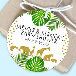 Elegant Safari Favor Tag The Brat Shack