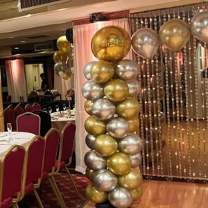 Chrome balloon column the brat shack
