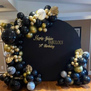 elegant balloon arch the brat shack